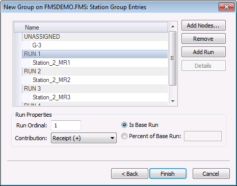 Physical Station Group Entries